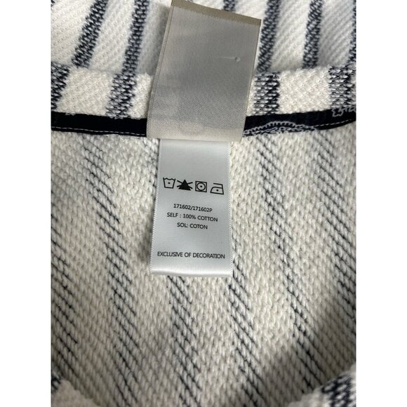 Anthropologie Dolan Left Coast Collection Cotton Terry Wide Sleeve Crop Top S - Picture 4 of 9